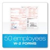 TOPS W-2 Tax Forms for Inkjet/Laser Printers, Fiscal Year: 2023, Six-Part Carbonless, 8.5 x 5.5, 2 Forms/Sheet, 50 Forms Total - 2 of 4
