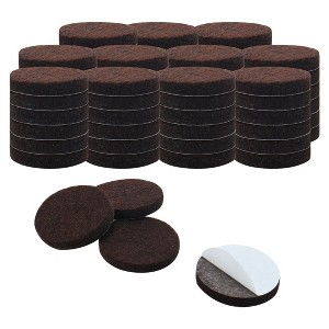 Unique Bargains Felt Self-stick Non-slip Anti-scratch Round Furniture Floor Pads 70 Pcs - 1 of 3
