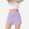 Anna-Kaci Active Women's High Waist Elastic Shorts with Side Pockets - 4 of 4