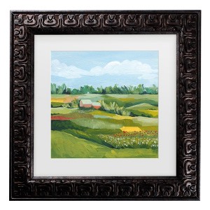 Trademark Fine Art - Grace Popp  Idyllic Valley I Matted Framed Art - 1 of 4