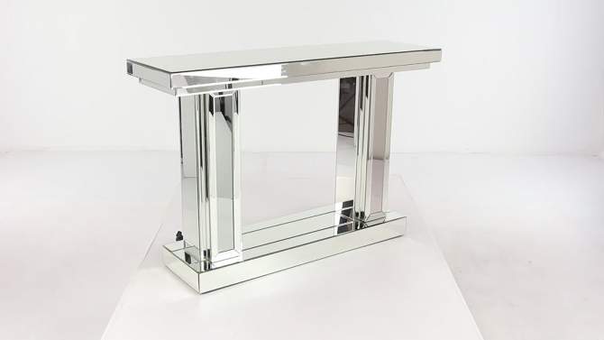 Glam Wood Console Table Silver - Olivia &#38; May, 2 of 15, play video