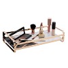 12"x6" Block Print Vanity Tray Gold - Home Details - 2 of 4
