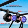 Pyle 8" Marine Wakeboard Bluetooth Speaker System - Dual 2-Way Mini Box - PLMRWKBT85BK - Black - 3 of 4