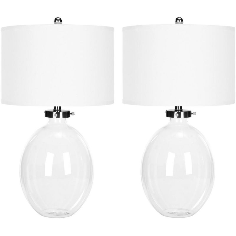 Neville Glass Table Lamp (Set of 2) - Clear - Safavieh., 1 of 8