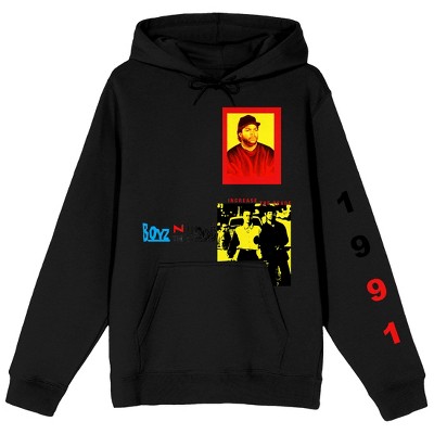 Boyz N The Hood Long Sleeve Black Adult Hooded Sweatshirt
