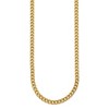 Chisel Stainless Steel Polished Yellow IP-plated 5mm 24" Curb Chain Necklace - 3 of 4