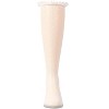 Memoi Girls Lace Trimmed Dot Mesh Knee Sock - 2 of 4