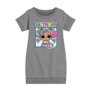 - LOL Surprise! - Birthday QT Graphic Short Sleeve Fleece Dress - 1 of 3