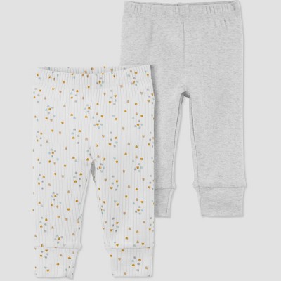 Image of Carter's Just One You® Baby 2pk Pants Set - Beige 3M