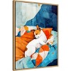 Amanti Art Dogs Life Nap by Justyna Jaszke Framed Canvas Wall Art - 2 of 4