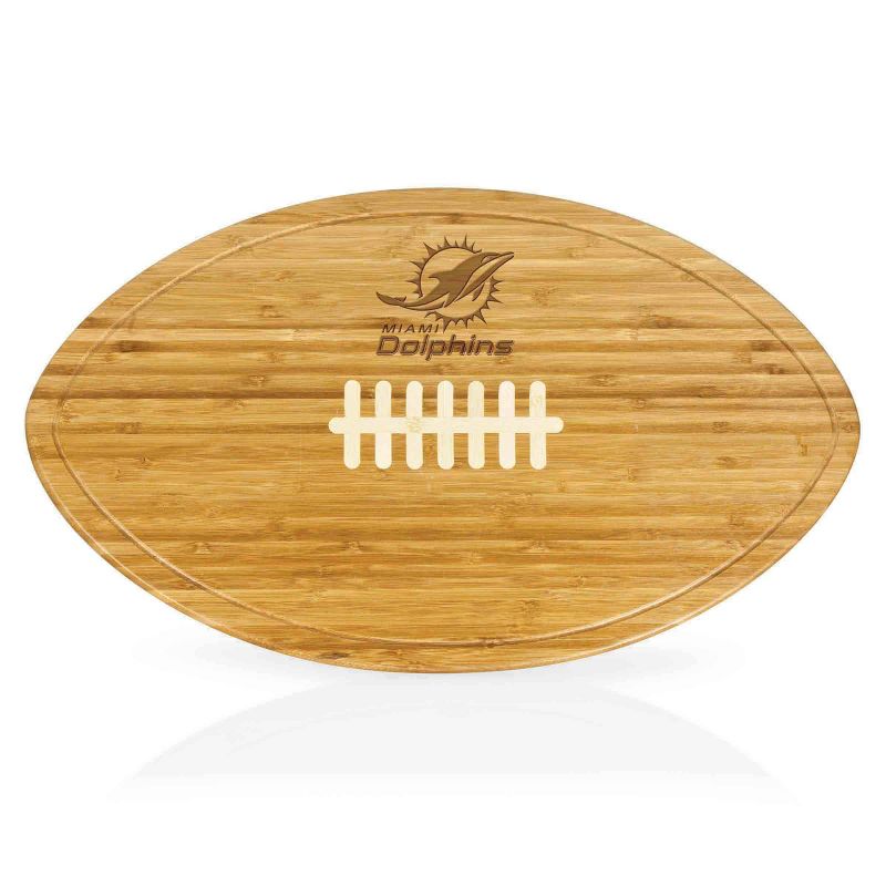 Picnic Time NFL Team Kickoff Bamboo Cutting Board Serving Tray, 1 of 4