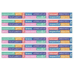 Carson Dellosa Education We Stick Together Positive Words Straight Bulletin Board Borders, 36 Feet Per Pack, 6 Packs - 1 of 4