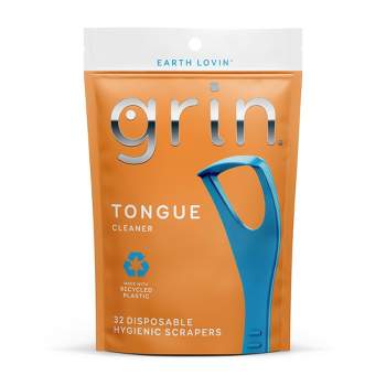 Grin Oral Care Tongue Cleaner - 32ct