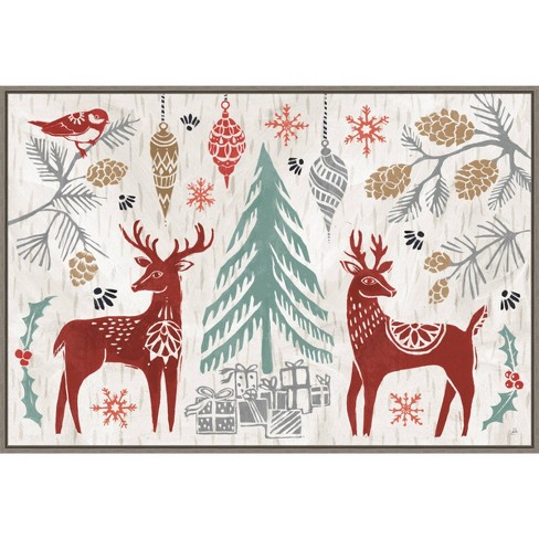 DIY Vintage Holiday / Christmas Cards Woodcut Printmaking Supplies 