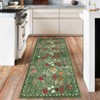 Boho Washable Floral Rugs, Large Living Room Rug, Non-Slip Soft Indoor Rugs for Bedroom, Area Rug Carpet for Dining Room Guest Room - 3 of 4