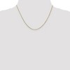 Black Bow Jewelry 1mm 10k Yellow Gold Classic Box Chain Necklace - 2 of 4