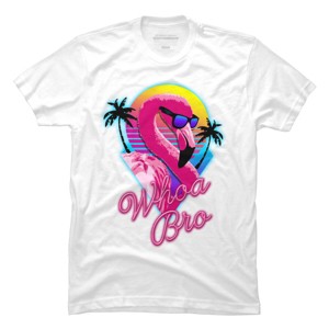 Men's Design By Humans Whoa Bro By tararisingnc T-Shirt - 1 of 4