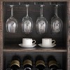 Wine Bar Cabinet with Detachable Rack, Wine Cabinet with Mesh Door, Liquor Cabinet with Glass Holder, Coffee Bar for Home - 4 of 4