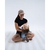 Wander & Roam Reversible Baby PlayMat - Large, Emerson Ikat + Jack Stripe Design - Sandy Beige - 4 of 4
