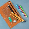 Unique Bargains Pencil Case for 3 Ring Binder Double Layer Smooth Zipper for Folders - 4 of 4