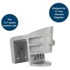 Camco Durable Aluminum Pontoon Boat Flagpole Mount with Thumb Screws and Mounting Hardware Designed for .75-Inch Diameter Flagpole, Brushed Nickel - 2 of 4