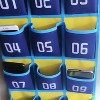Kore Design Hanging Cell Phone Pocket Storage Classroom Organizer, 36-Pockets, Black/Yellow - 2 of 3