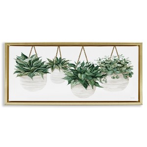 Stupell Industries Hanging Planters House Plants, 31" x 14" - 1 of 4