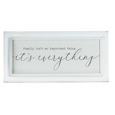 VIP Wood 28 in. White Its Everything Sign