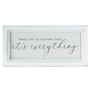 VIP Wood 28 in. White Its Everything Sign - 1 of 4