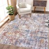 Washable Rug Modern Abstract Rugs  Low Pile Contemporary Throw Floor Cover Ultra-Soft Stain Resistant Carpet - 3 of 4