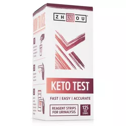 Zhou Keto Test Strips - 125ct