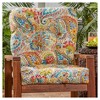 Kensington Garden 21"x21" Outdoor Seat and Back Chair Cushion - 2 of 4
