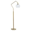 Marilee Metal Floor Lamp Antique Brass: Glass Shade, On/Off Switch - Signature Design by Ashley - 2 of 4