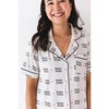 Women's Notch Collar Pajama Set | Mama's Girl | Mother's Day | Charlie Lou Baby - 3 of 4