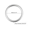 Unique Bargains Hanging Hardware 316 Stainless Steel Welded O-Rings 2 Pcs - 2 of 4