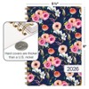 HARDCOVER 2026 Planner, 5.5"x8": 14 Months (Nov 2025-Dec 2026), Daily/Weekly/Monthly,  Bookmark, Pocket Folder w Sticky Notes (Small Navy Floral) - 4 of 4