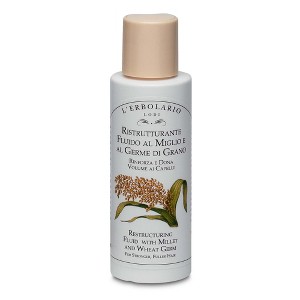 L'Erbolario Restructuring Fluid - Hair Oil for Frizzy Hair- Millet and Wheat Germ - 3.3 oz  - 1 of 4