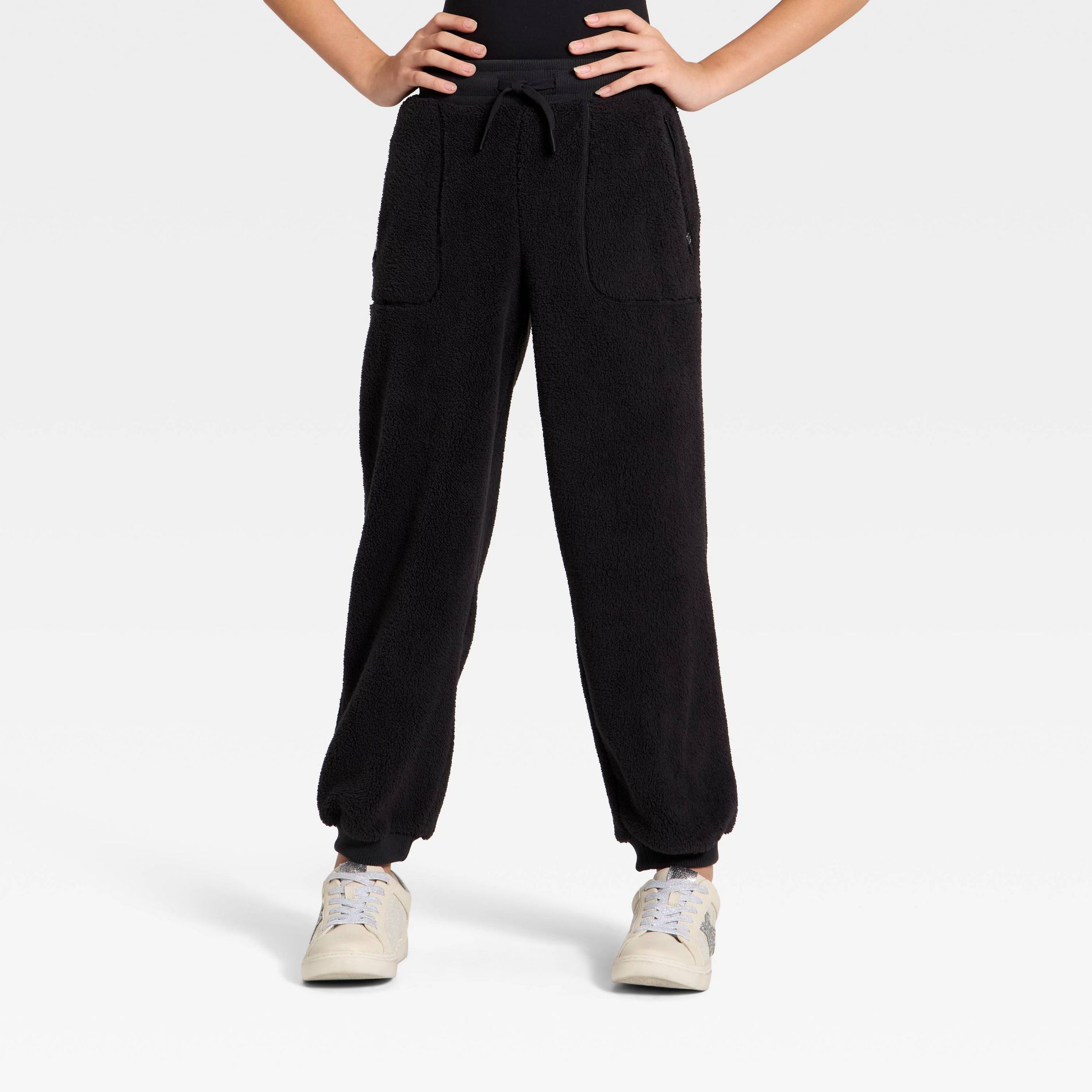 Girls' Faux Shearling Pants - All In Motion™