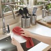 PiccoCasa Waffle Weave Kitchen 100% Cotton Soft Absorbent Quick Drying Washing Dish Towels 4 Packs - 2 of 4