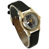 Olivia Pratt Owl Drawing Face Faux Leather Band Women Watch - 3 of 4