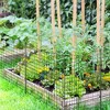 Costway 39'' Tall Outdoor Animal Barrier Decorative Garden Fence with 5 Panels & 5 Stakes - 4 of 4