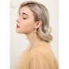 Pain-Free Gold Earrings: 15-Pair Lightweight Clip-On Fashion Set - 3 of 4