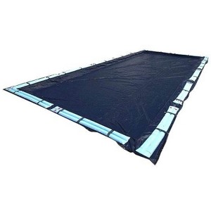 Deluxe 20x40 Dark Blue Winter Rectangular Inground Swimming Pool Cover Safety - 1 of 2
