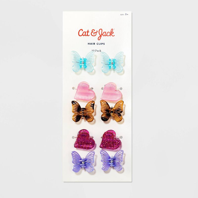 Toddler Girls&#39; 10pk Claw Clips - Cat &#38; Jack&#8482;, 3 of 5