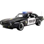 1969 Chevrolet Camaro Black & White Street Fighter Police Interceptor Limited Edition to 1140 pcs 1/18 Diecast Model Car by GMP