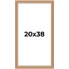 PosterPalooza | Weathered Yellow Picture Frame - UV Acrylic, Foam Board Backing, Hanging Hardware - 2 of 4