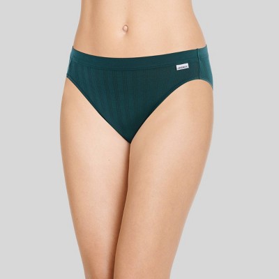 Image of Jockey Generation™ Women's Breathe Pointelle Hi-Cut Briefs - Cactus Pine XL