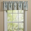 Park Designs River Runner Stripe Lined Paddles Valance 60” x 14” - 2 of 3