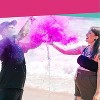 HAWWWY Assorted Colored Powder for Gender Reveal, Holi Festival, Pink
