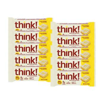 Think! Lemon Delight High Protein Bar - 10 bars, 2.1 oz